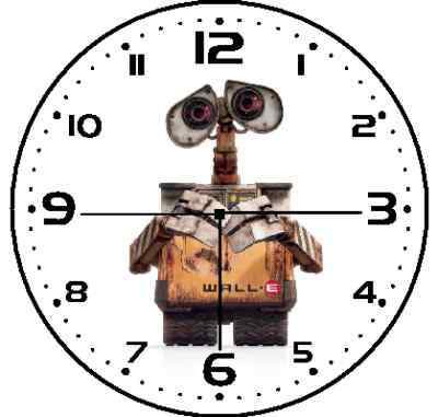 Robot Wall Clocks