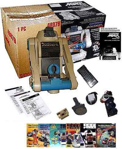 Maxx Steele Now this is a toy robot look at all the things he did He could bring you a can of soda he could wake you up he could play computer games and he also had a flashlight