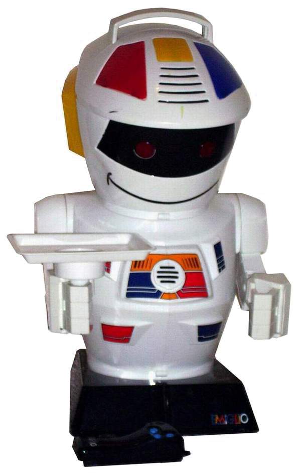 Details about   Vintage Emiglio Giochi Preziosi Radio Remote Controlled Robot Droid w/Box