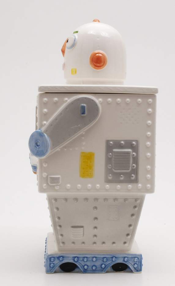 Ceramic Cookie Jar Robot
