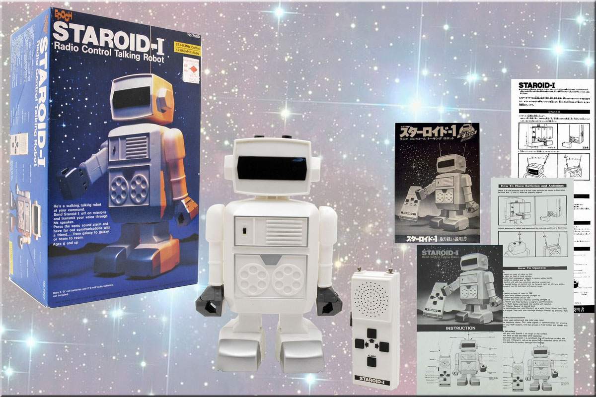 STAROID-I Radio Control Talking Robot - The Old Robots Web Site