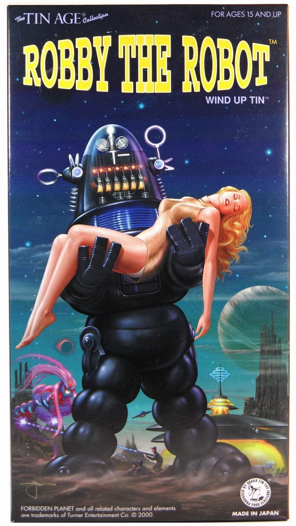 Boxed Roby Robby the Robot Forbidden Planet Tin Wind Up Figure -   Portugal