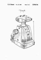 Stanley The Robot Patent Des. 298,766