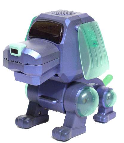 Replacement Poo-Chi Interactive Robot Dog Bone Tiger Poochi Light blue Teal 