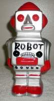 Ceramic Robot Bank