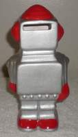 Ceramic Robot Bank