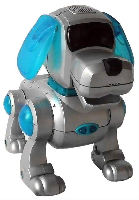 Poo-Chi der interaktive Welpe Roboter Hund Neu Ovp Hasbro Tiger Toys silber/lila 