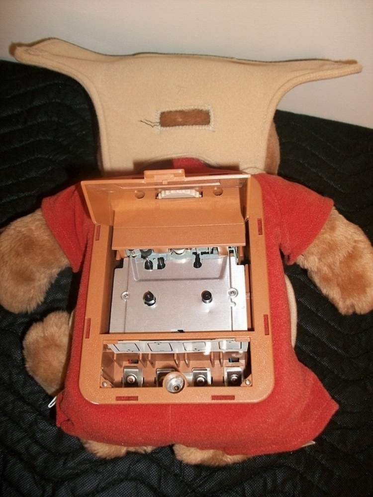 Vintage 1985 Teddy Ruxpin Bear Cassette Tape Cover Eject Door Replacement Part 