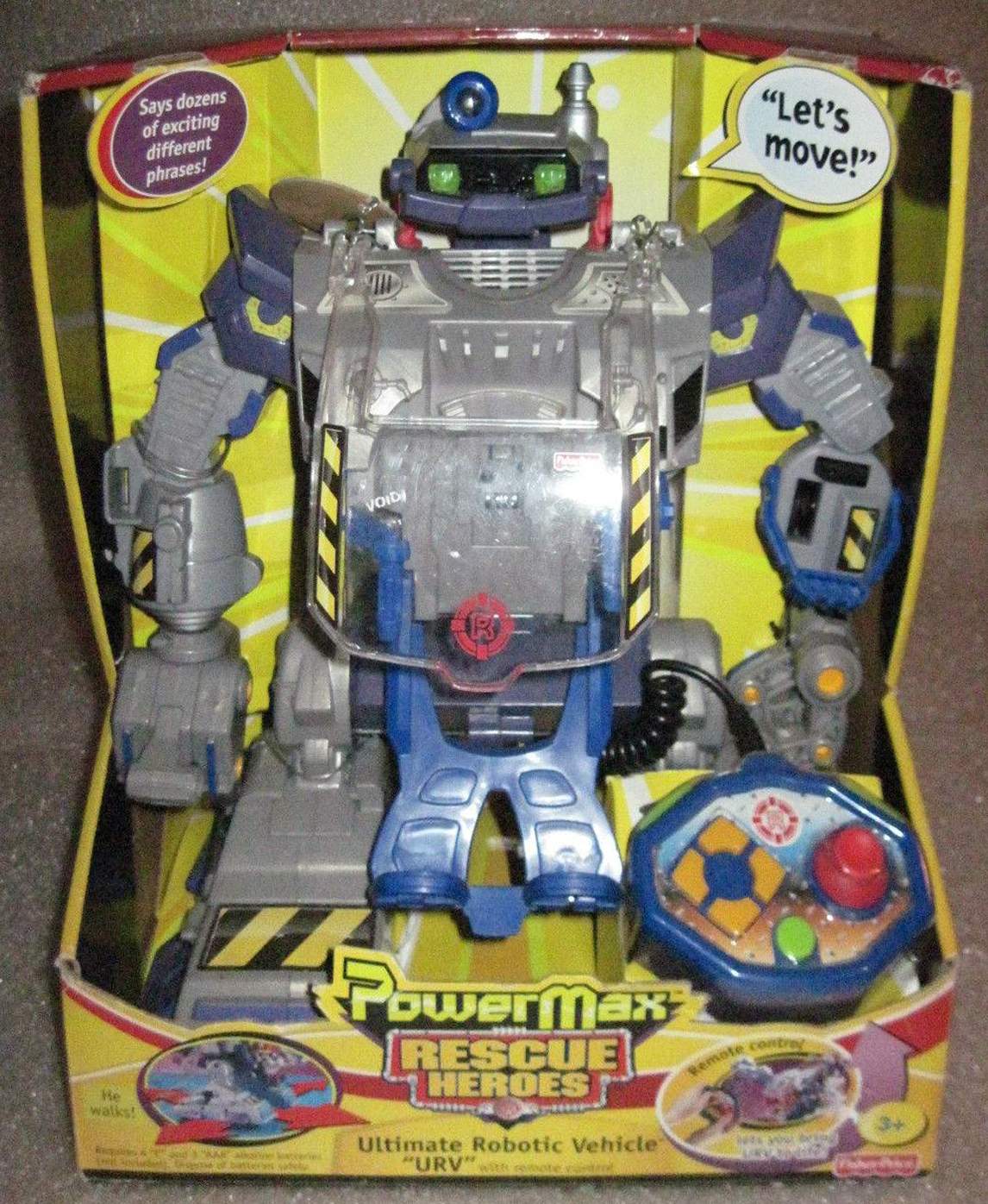 PowerMax Rescue Heroes Robot Ultimate Robotic Vehicle. The Old Robots