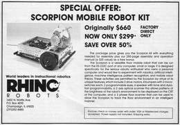 Scorpion Robot by Rhino