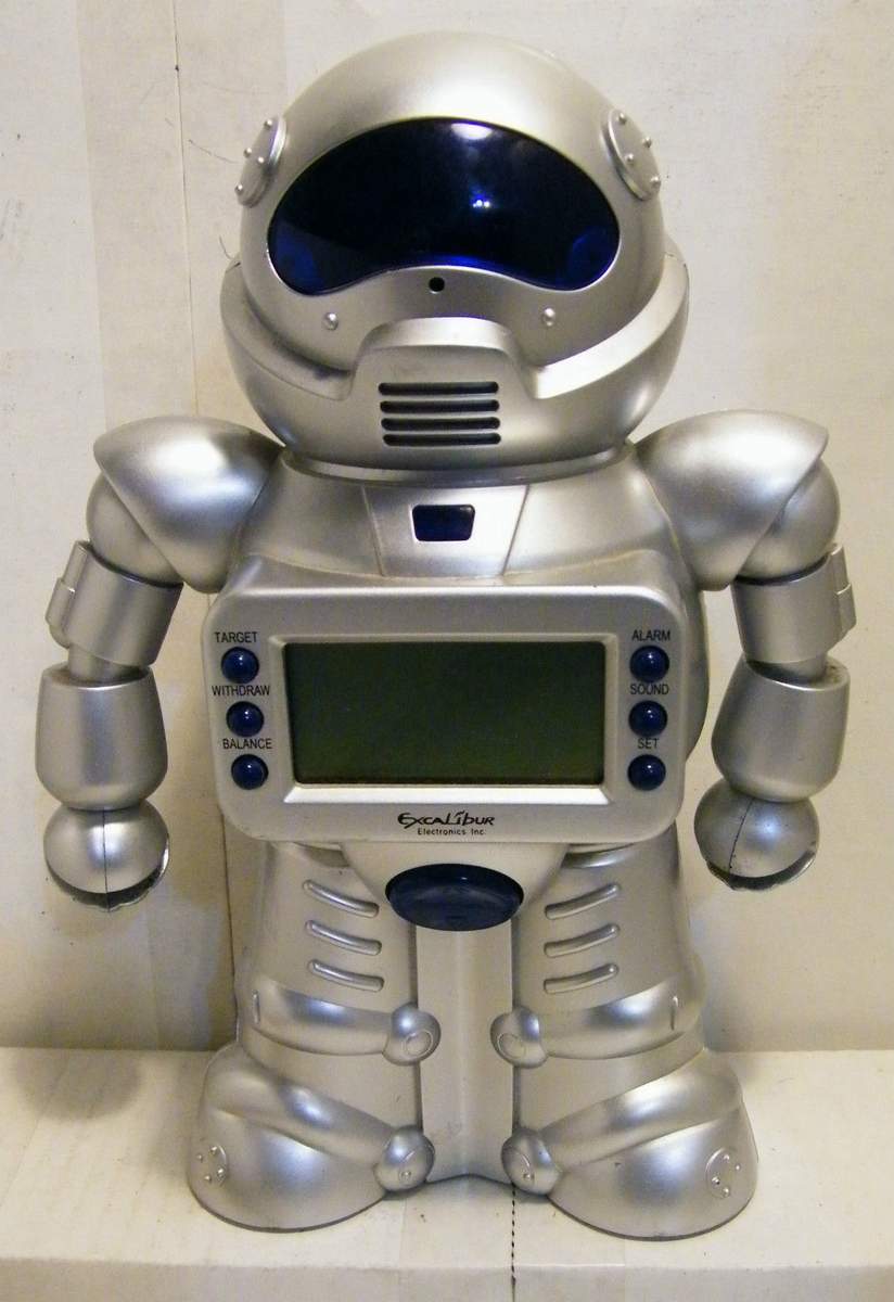 The Sharper Image Coin-Counting Robot Bank - The Old Robots Web Site