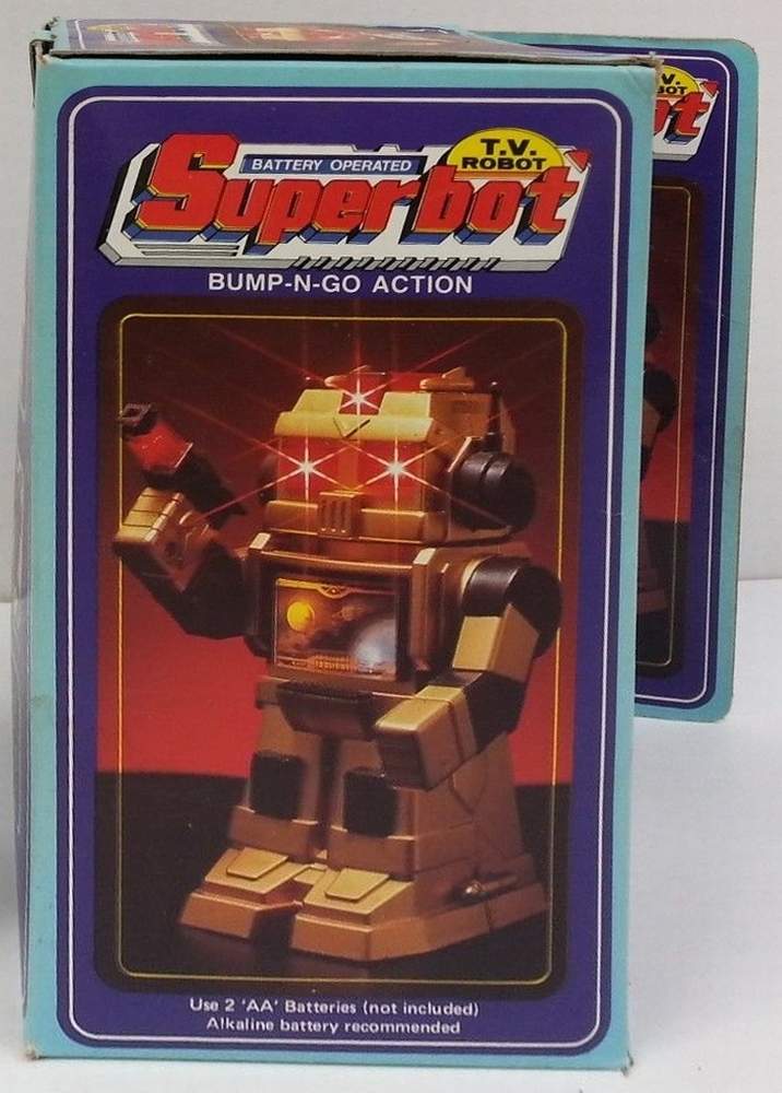 Superbot TV Robot / Quickbot *Bump N Go* Robot - The Old Robots Web Site